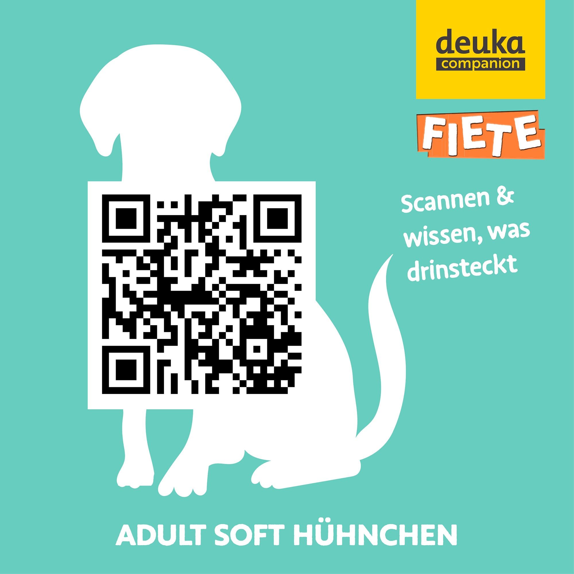 FIETE Adult Soft Hühnchen - Softes Trockenfutter für Hunde