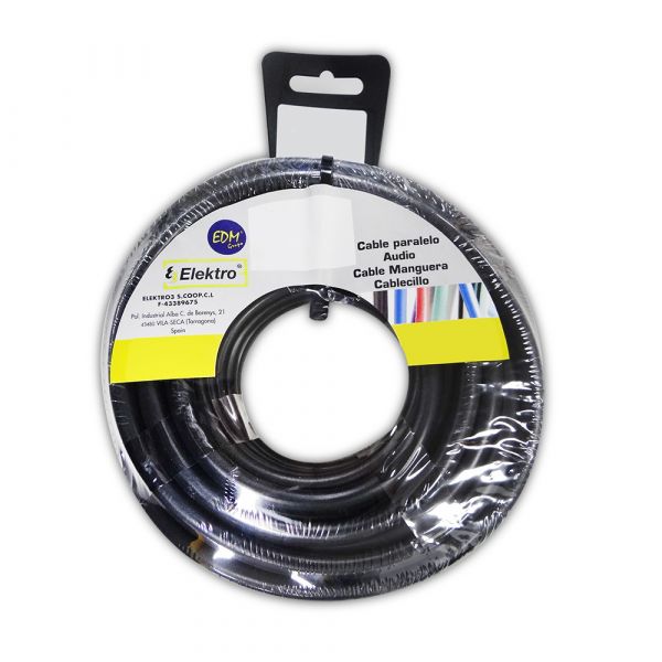 EDM Fio Elétrico Negro 3X2,5Mm 10Mts.