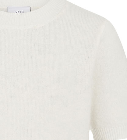 Grønt T-shirt - Strik - GRIsa - Off White