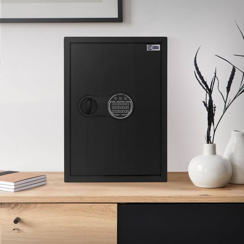 ECD Germany Safe Tresor 43L aus Stahl mit Elektronikschloss