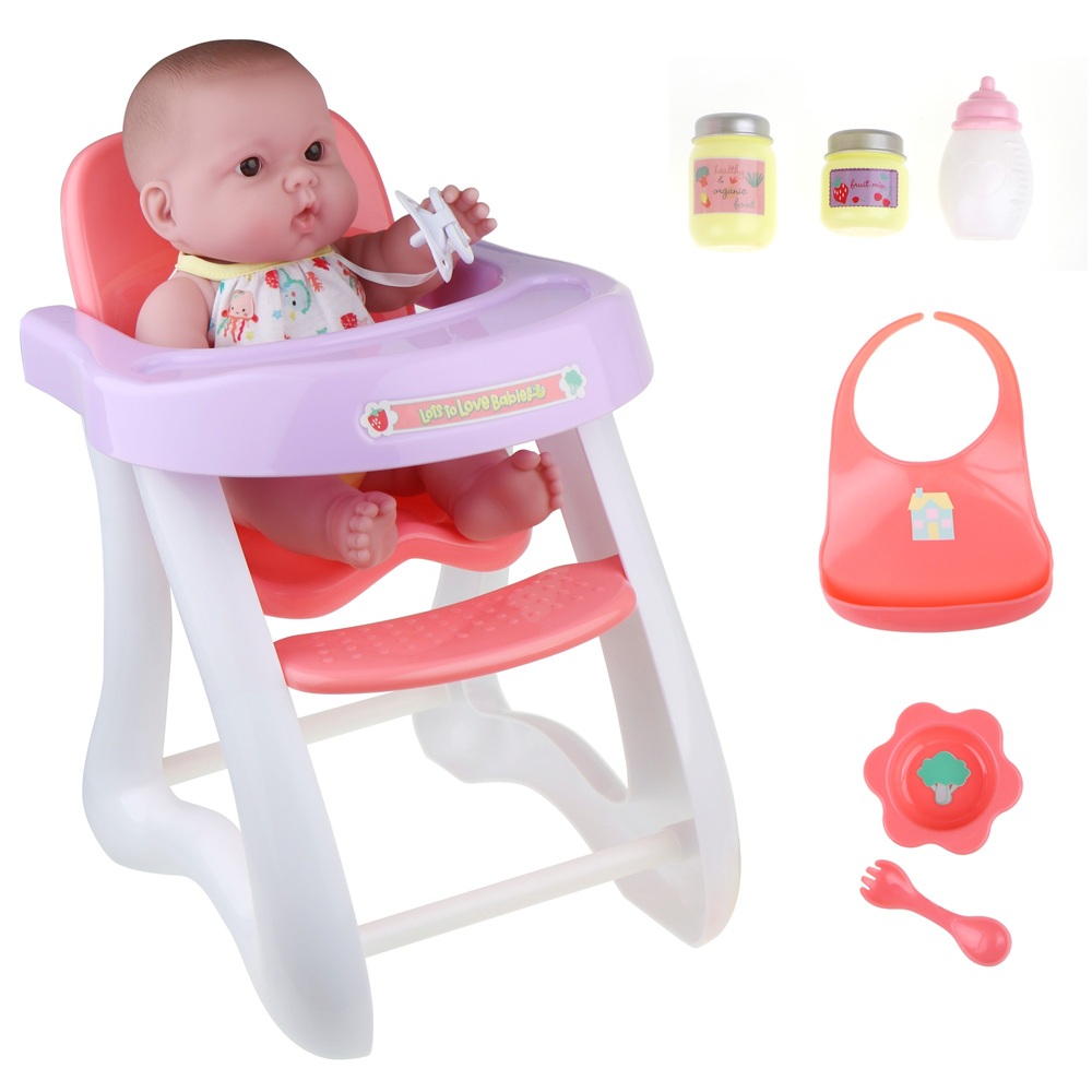 Vieles zum Lieben – Baby mit Hochstuhl