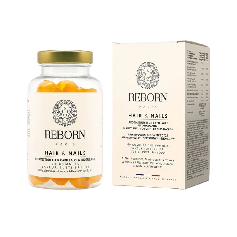 Compléments alimentaires cheveux et ongles Hair & Nails Reborn 171g
