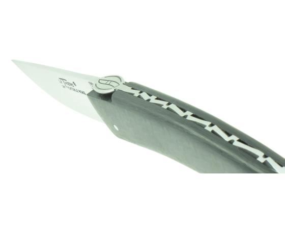 Le Thiers Gentleman Ultra Leger Fibre de Carbone Couteau de Poche - Laguiole par Fontenille Pataud