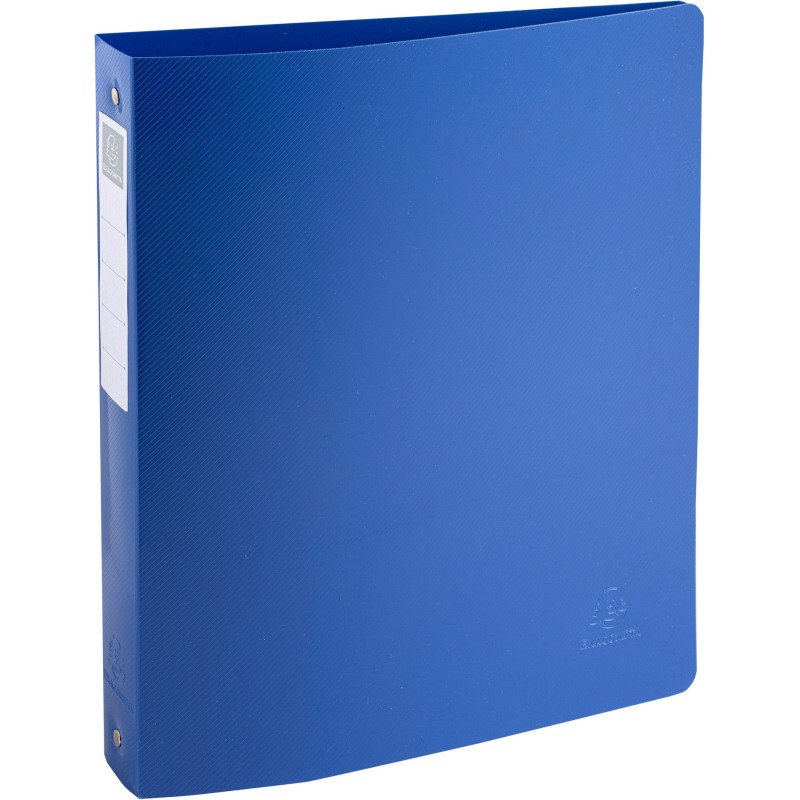 Classeur 4 anneaux plastifié Bee Blue Exacompta - Dos 4 cm couleurs assorties