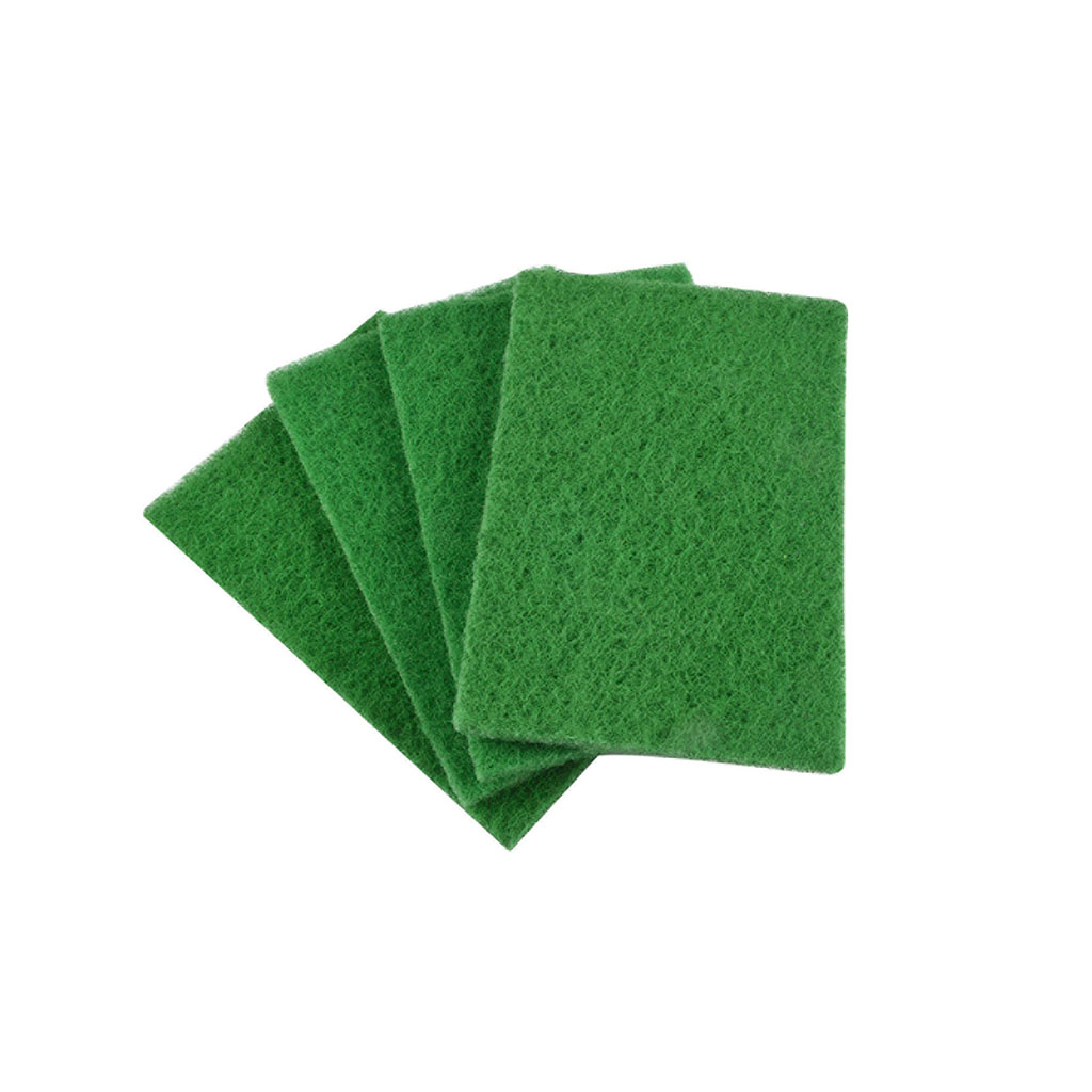 Lot de 4 éponges tampon grattant 15x10cm