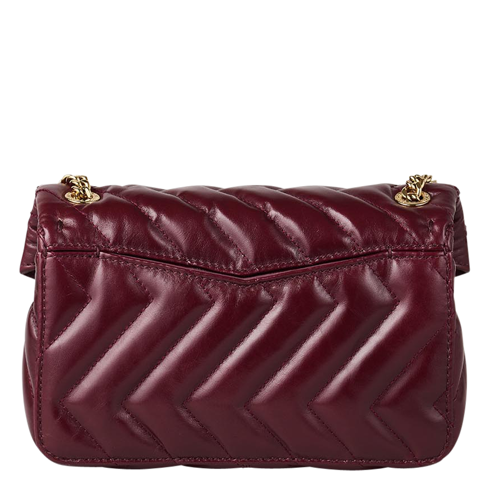 Petit sac en cuir matelassé | Rouge