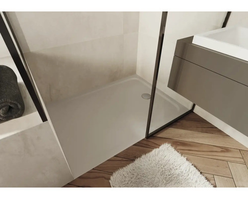 KALDEWEI CAYONOPLAN Secure Plus 2221-1 douchebak, 100 x 70 x 3,7 cm, warm beige, 20 mat, volledig antislip, 37510012661