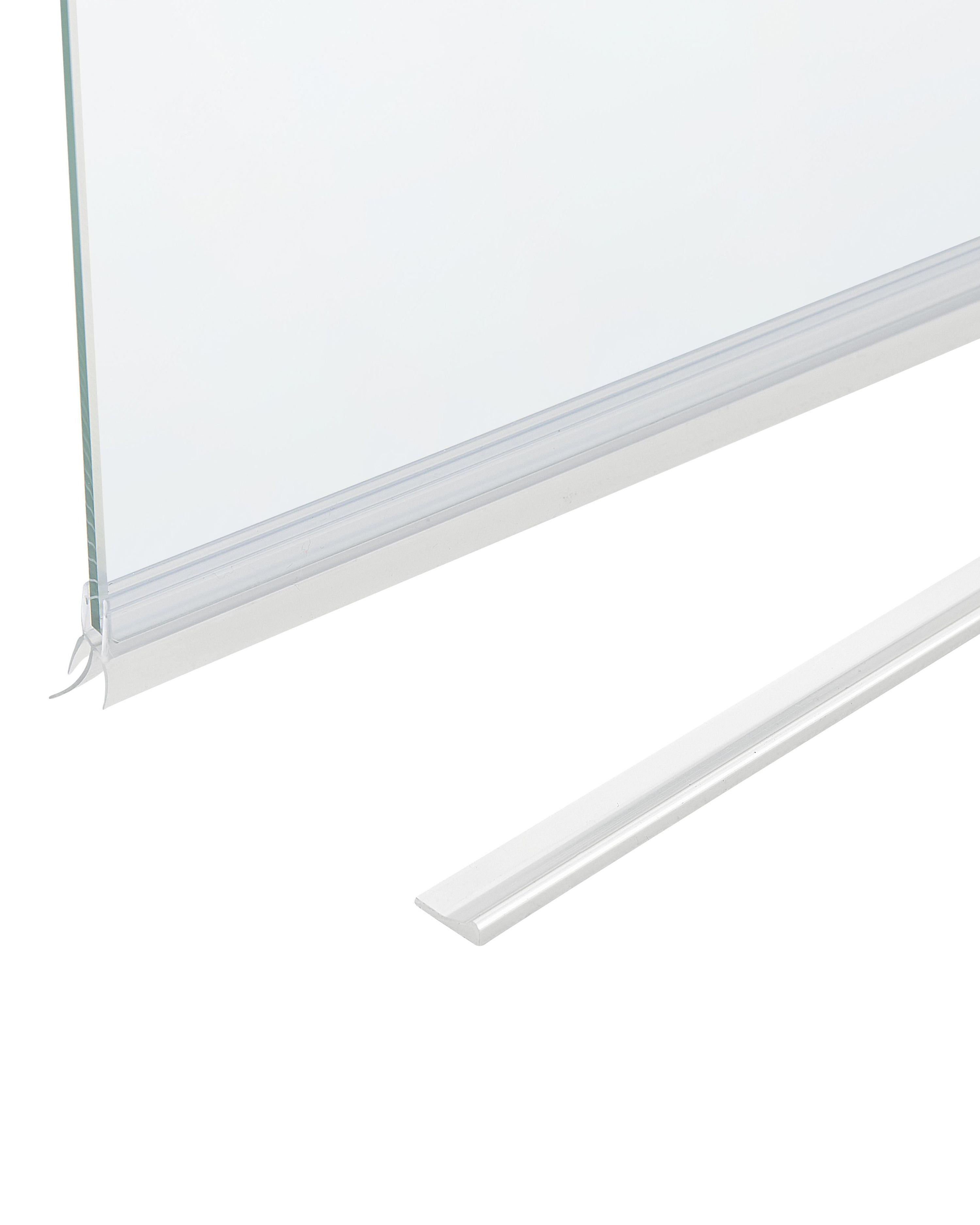 Douchescherm LAPAN II 140 x 70 cm Zilver