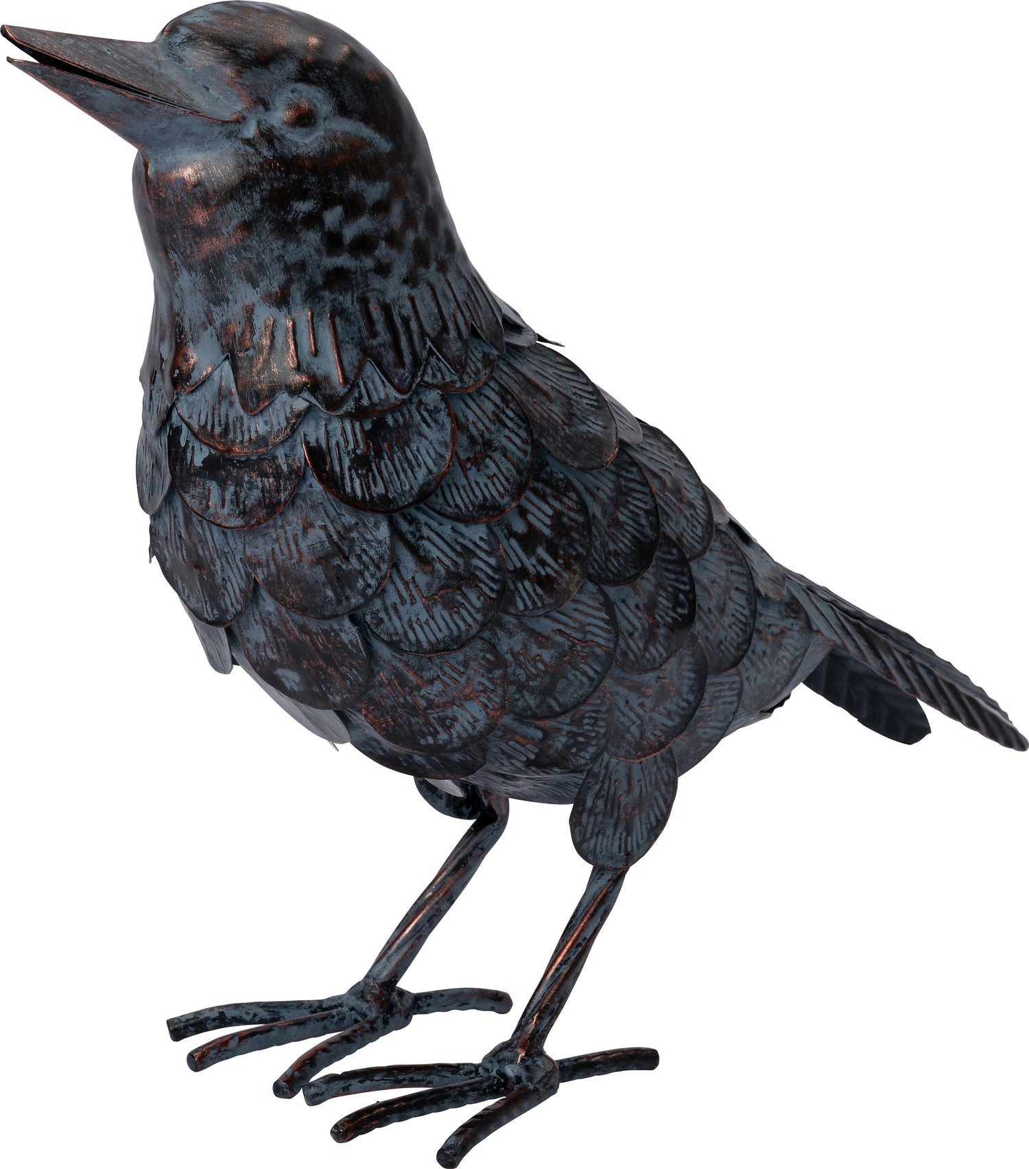 Intratuin tuinbeeld Aves vogel bruin 31,5 x 11 x 25 cm