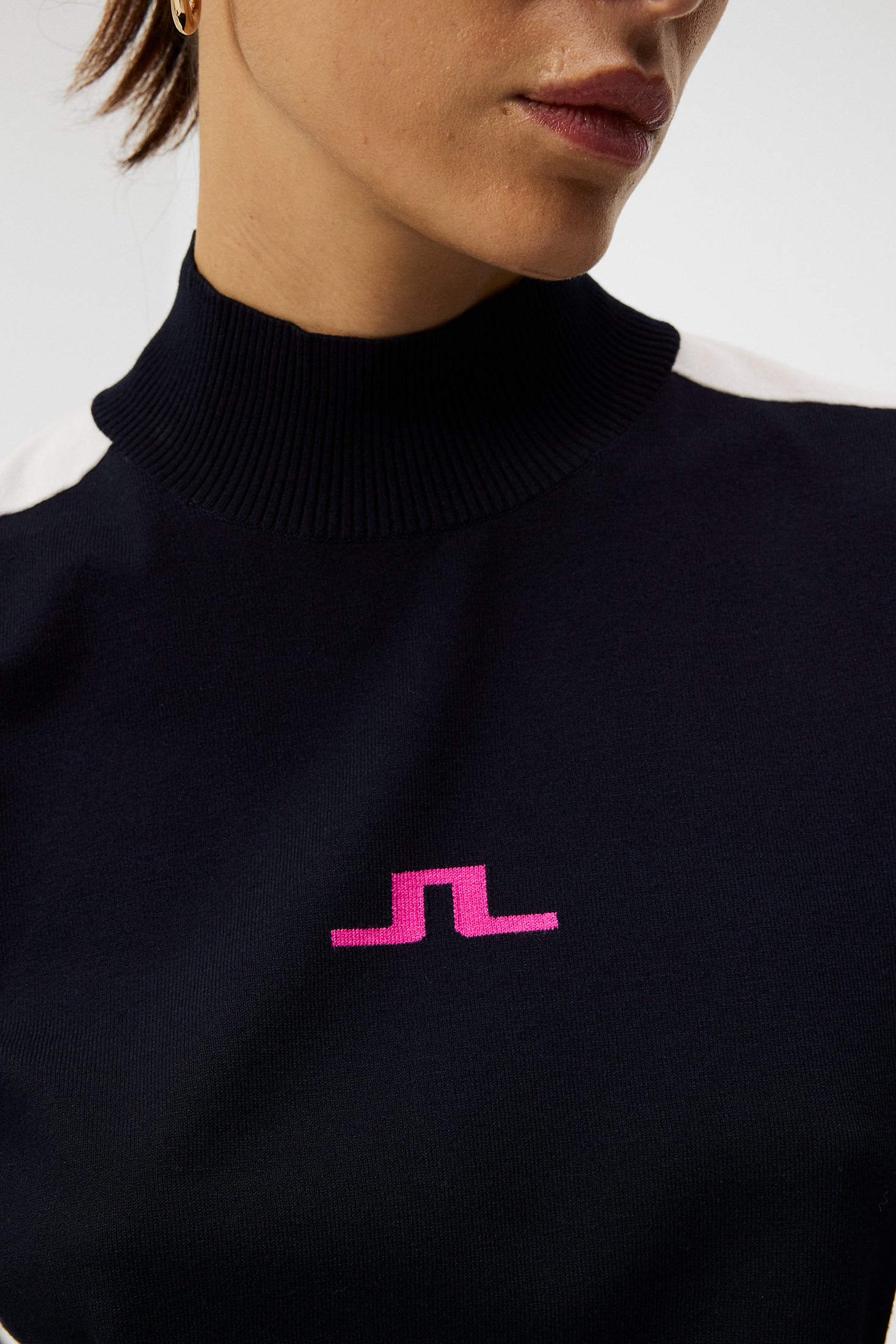 Adia Knitted Sweater Dame JL Navy