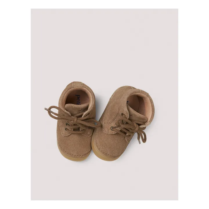Petit Nord Baskets Lacets Bootie Suede | Marron