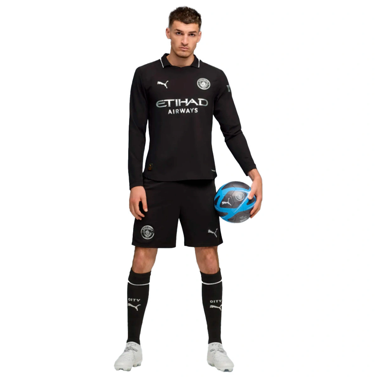 Calções Puma Manchester City Segundo Equipamento 2025-2026
