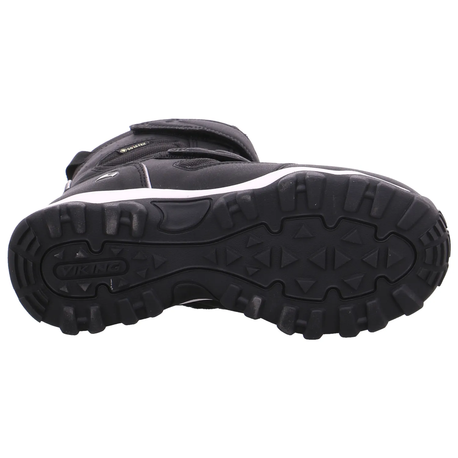 VIKING Jungen- Snowboot Membran Schwarz Textil  Unisex Schneestiefel