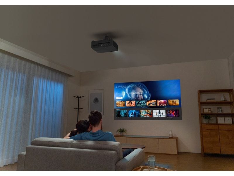 Optoma Projektor UHZ55 Intelligenter 4K UHD Laserprojektor für die Heimunterhaltung