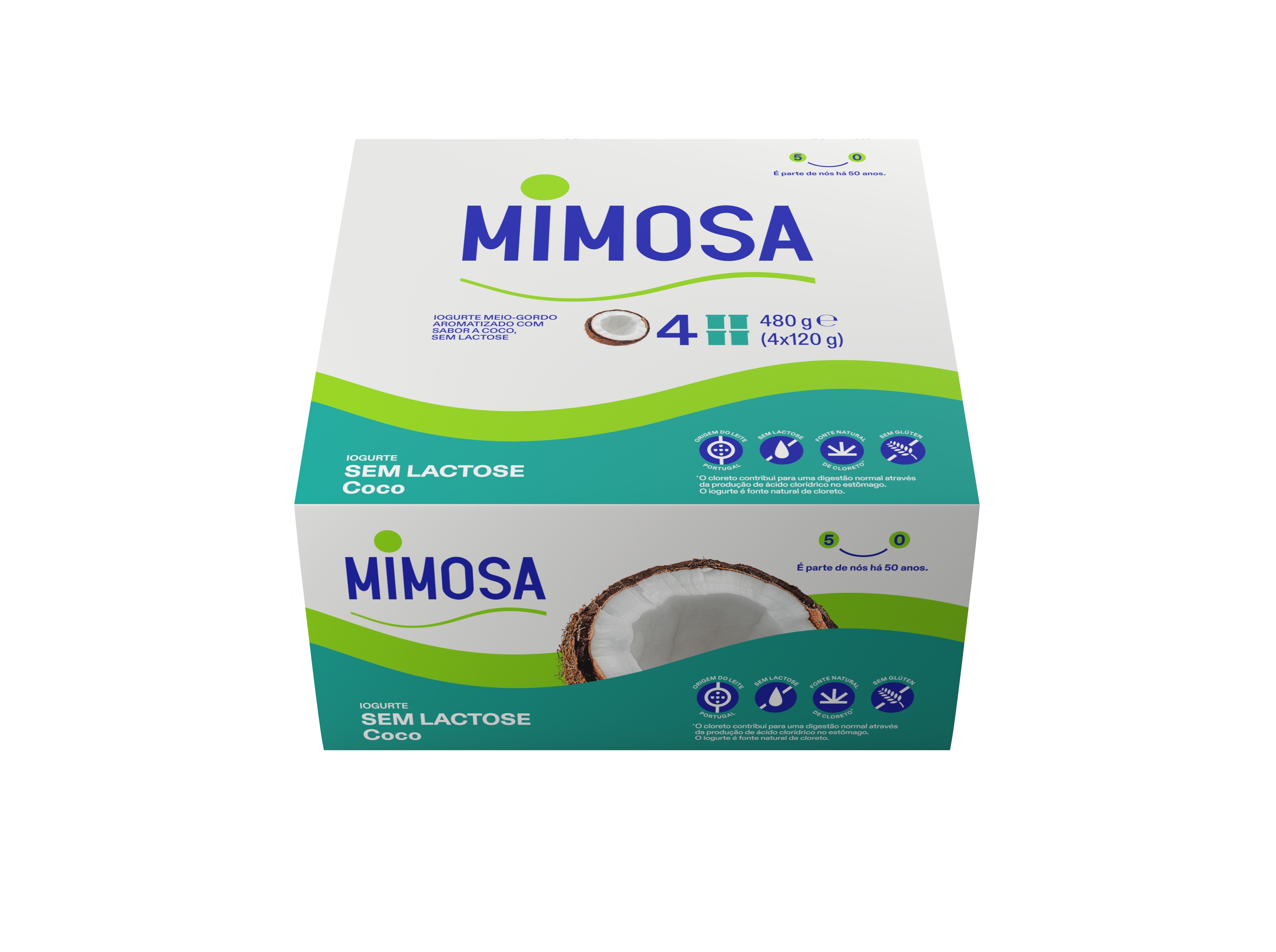 IOGURTE MIMOSA S/LACTOSE COCO 4X120G