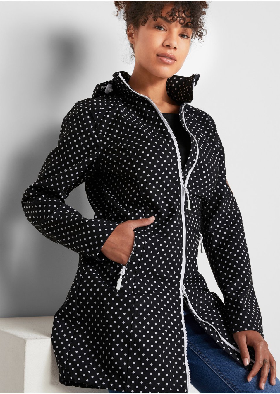 Veste softshell longue