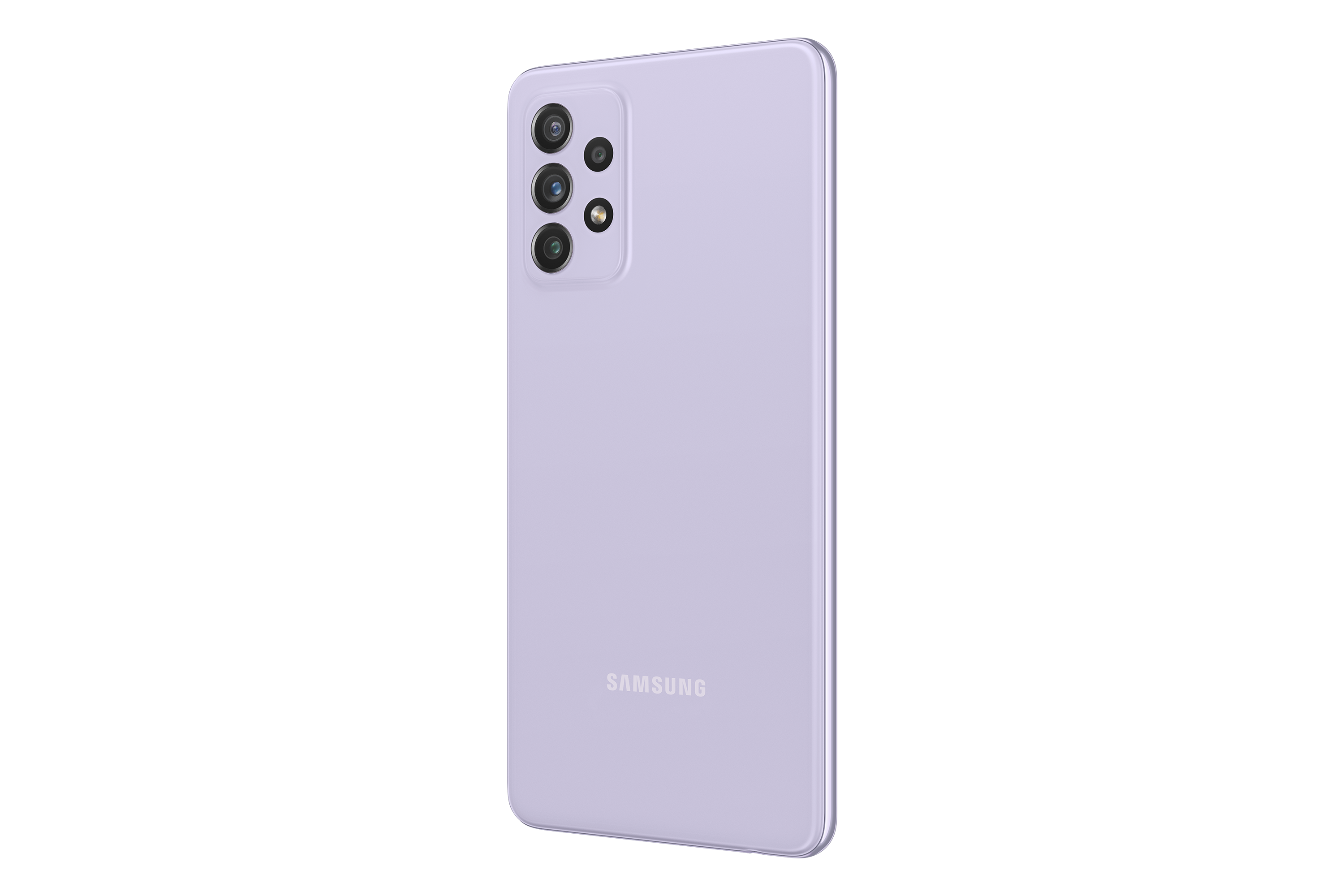 Galaxy A72 / A72 5G Silikon Cover Hülle (EF-PA725TVEGWW) - Lila