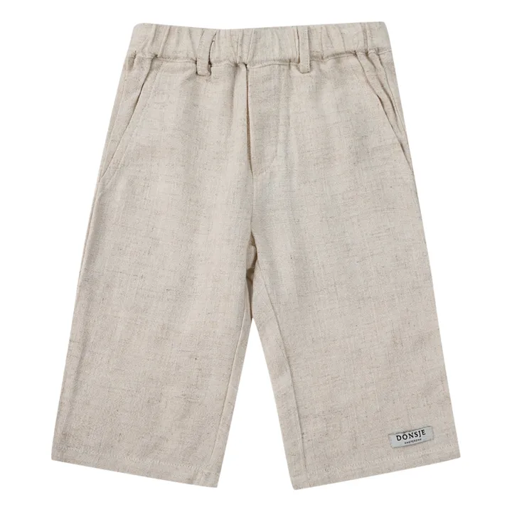 Donsje Pantalon Dado en Lin | Sable