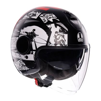 Casque AGV ETERES - HISTORY - Noir / Blanc