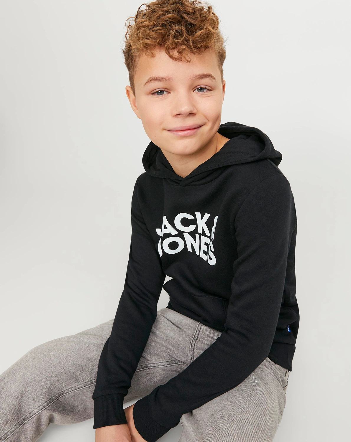 Kapuzen-Sweatshirt JJECORP LOGO in black