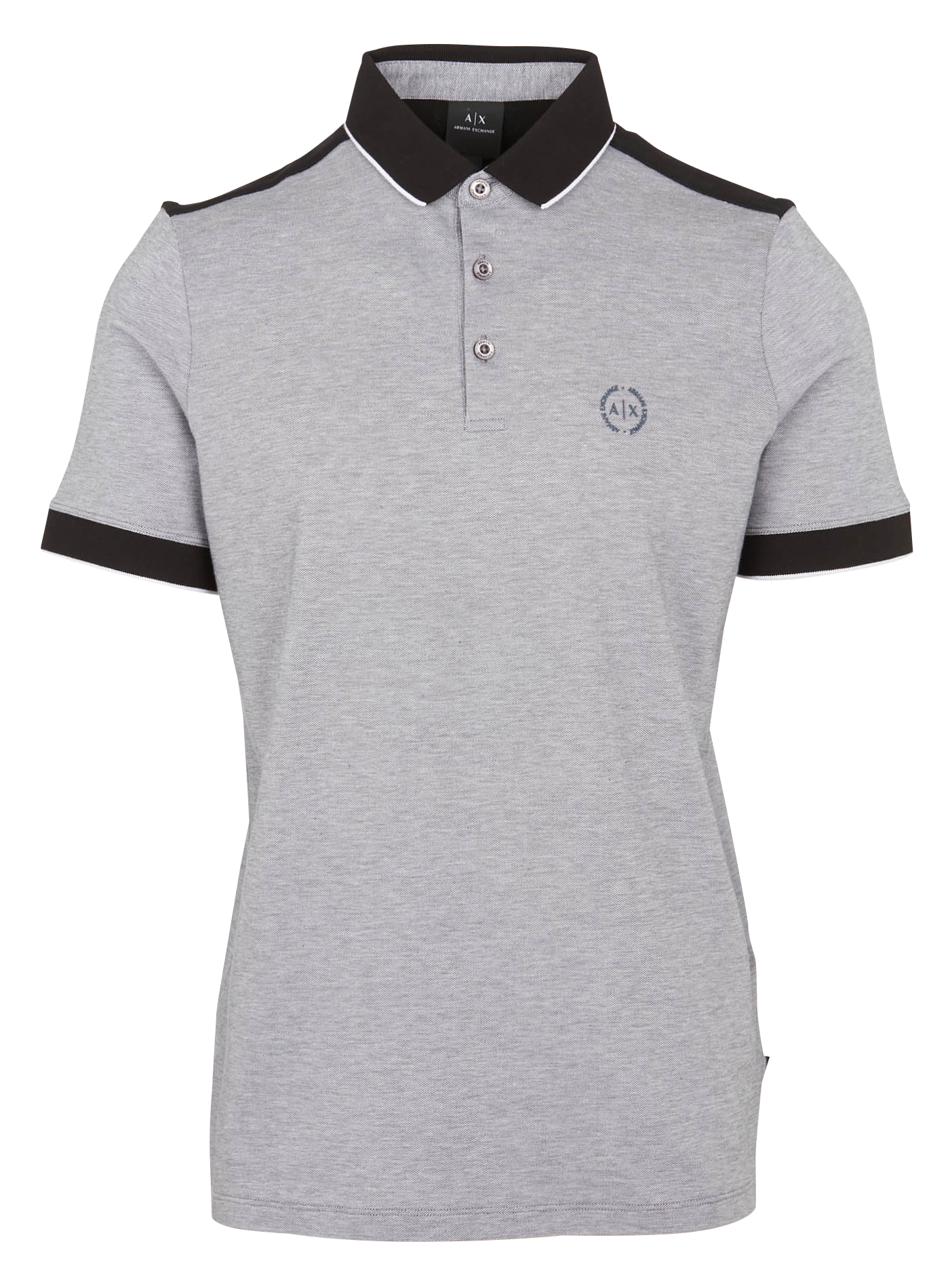 Polo regular fit en coton| Noir