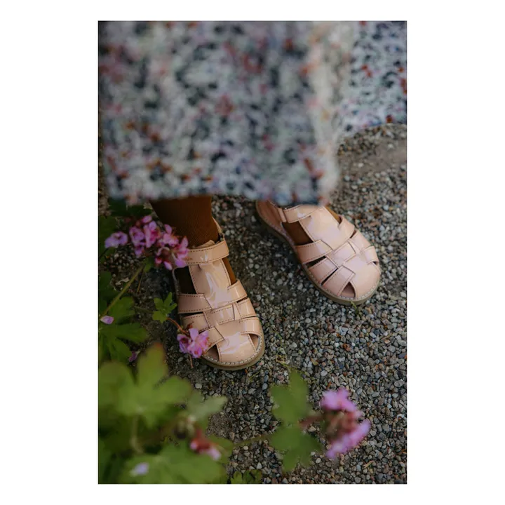 Petit Nord Sandales Scratchs Classic | Rose pâle