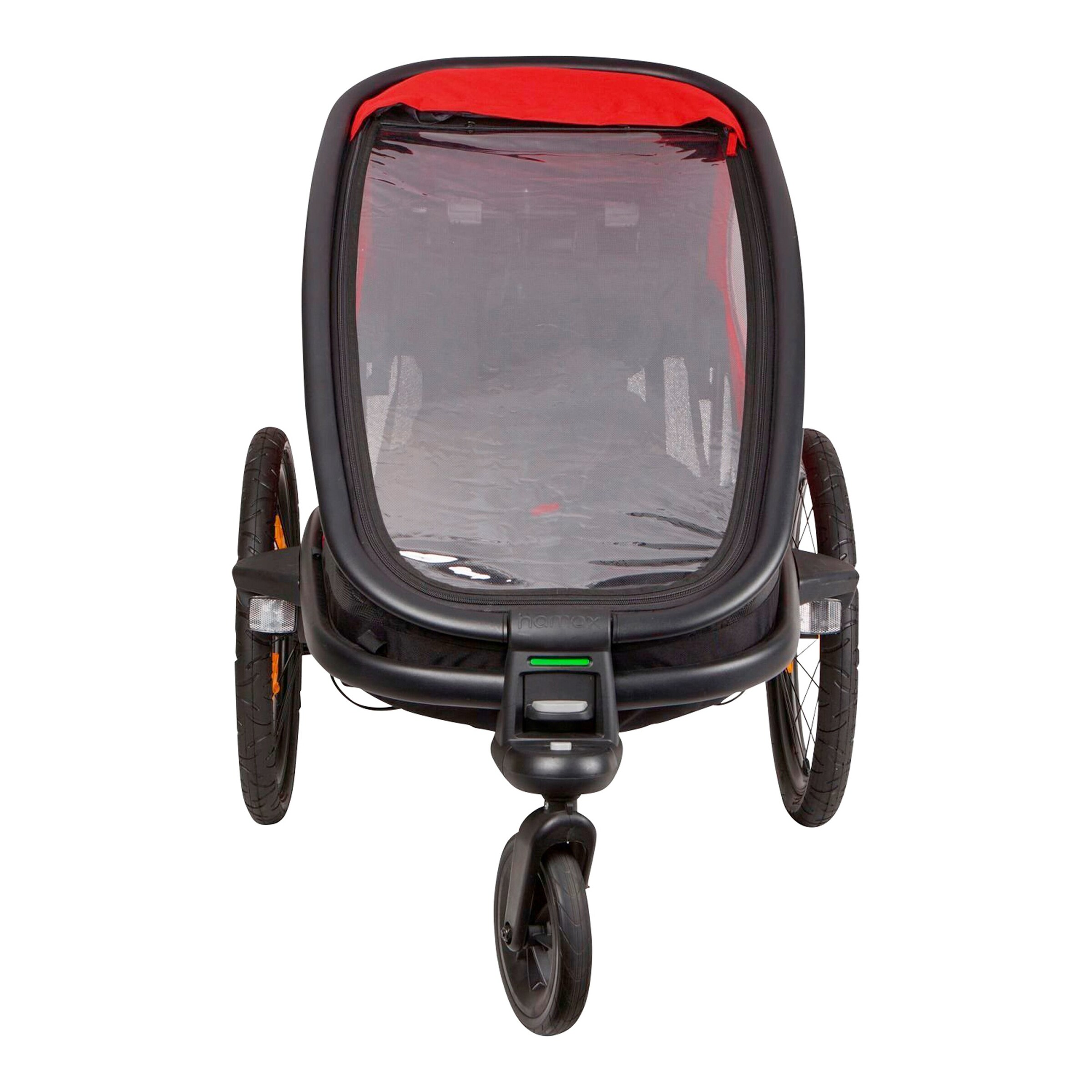 hamax Outback ONE Fahrradanhänger red / black