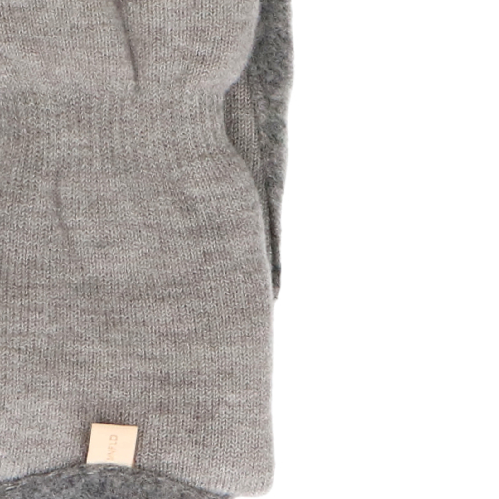 Grijze wollen home shoes socks