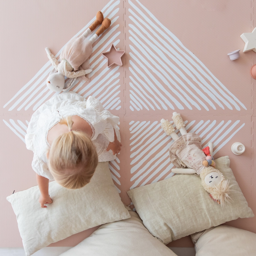 toddlekind Prettier Puzzle Spielmatte Sandy Lines Sea Shell 120 x 180 cm