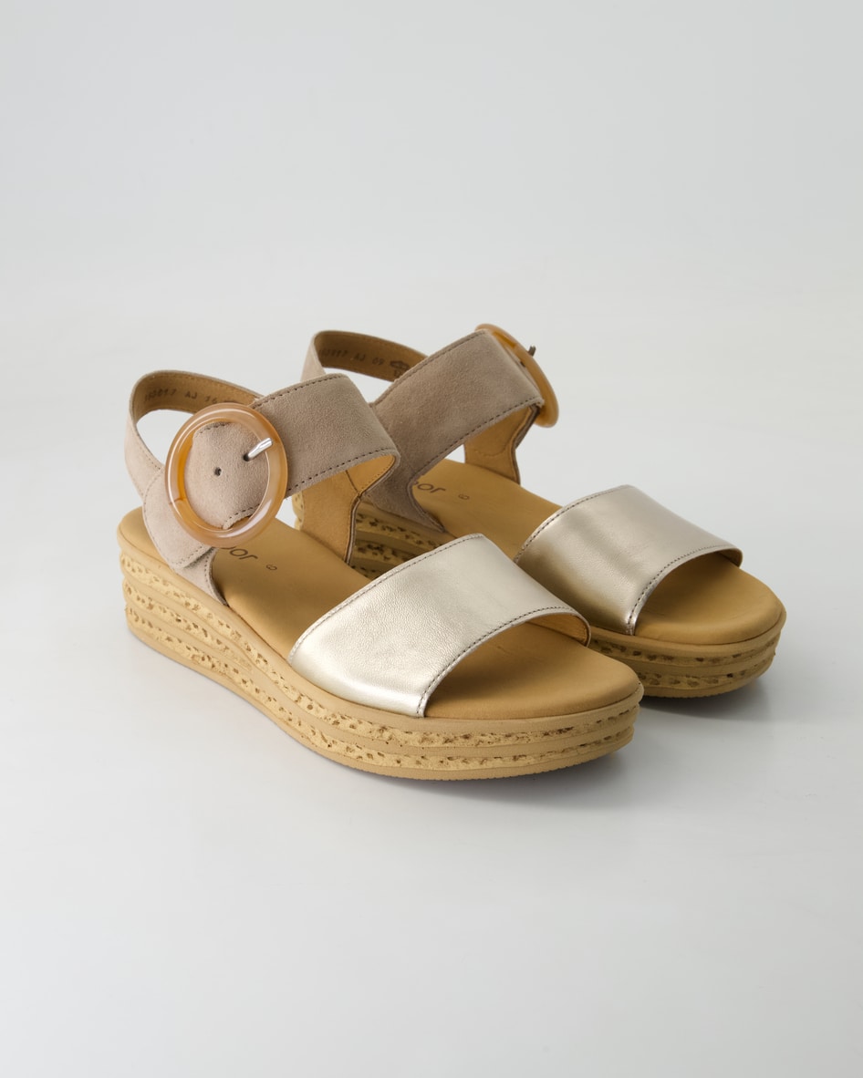 Gabor 64.550.62 Sandalen in Gold