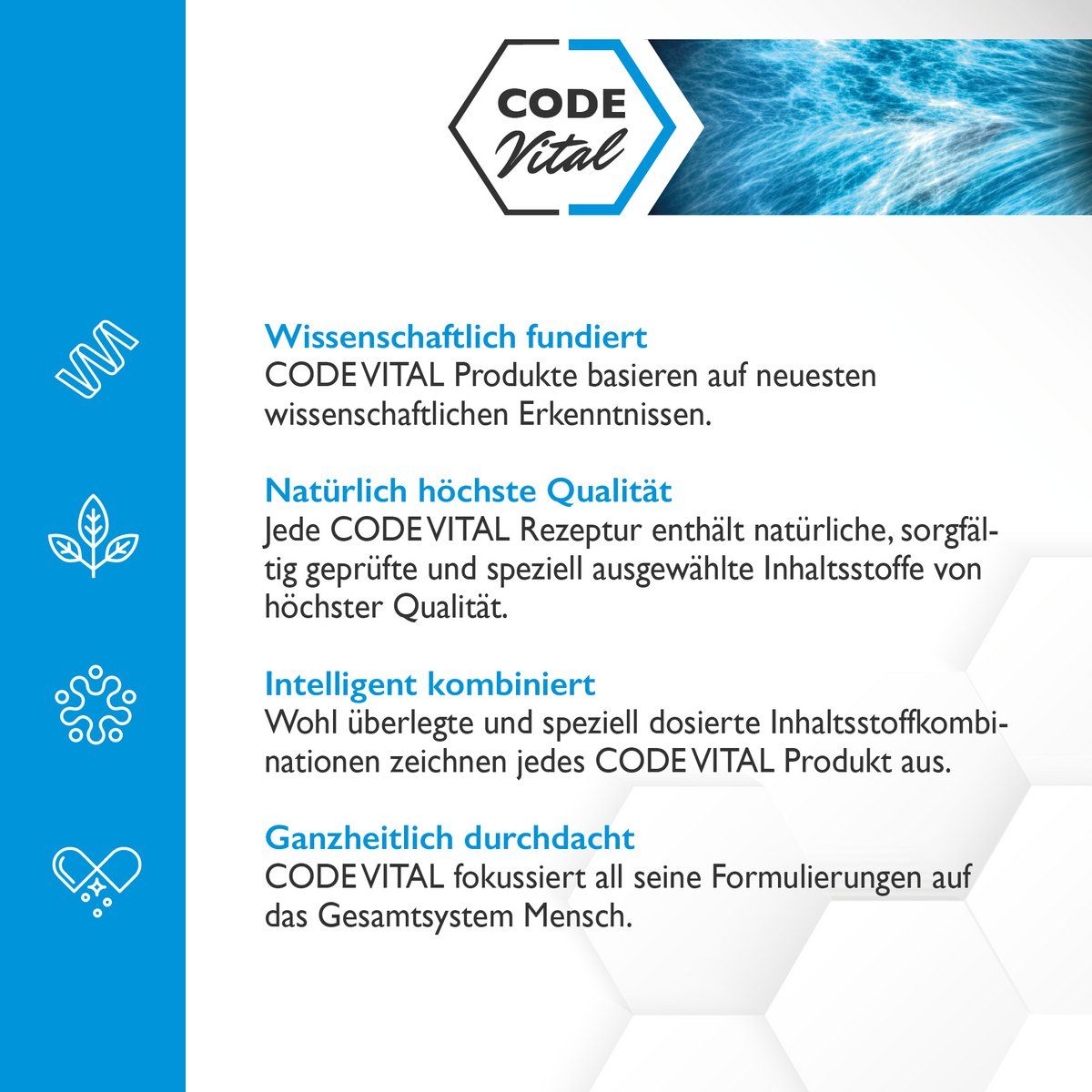 CODE Vital Augen Forte Komplex - Augenvitamine für belastete, müde Augen