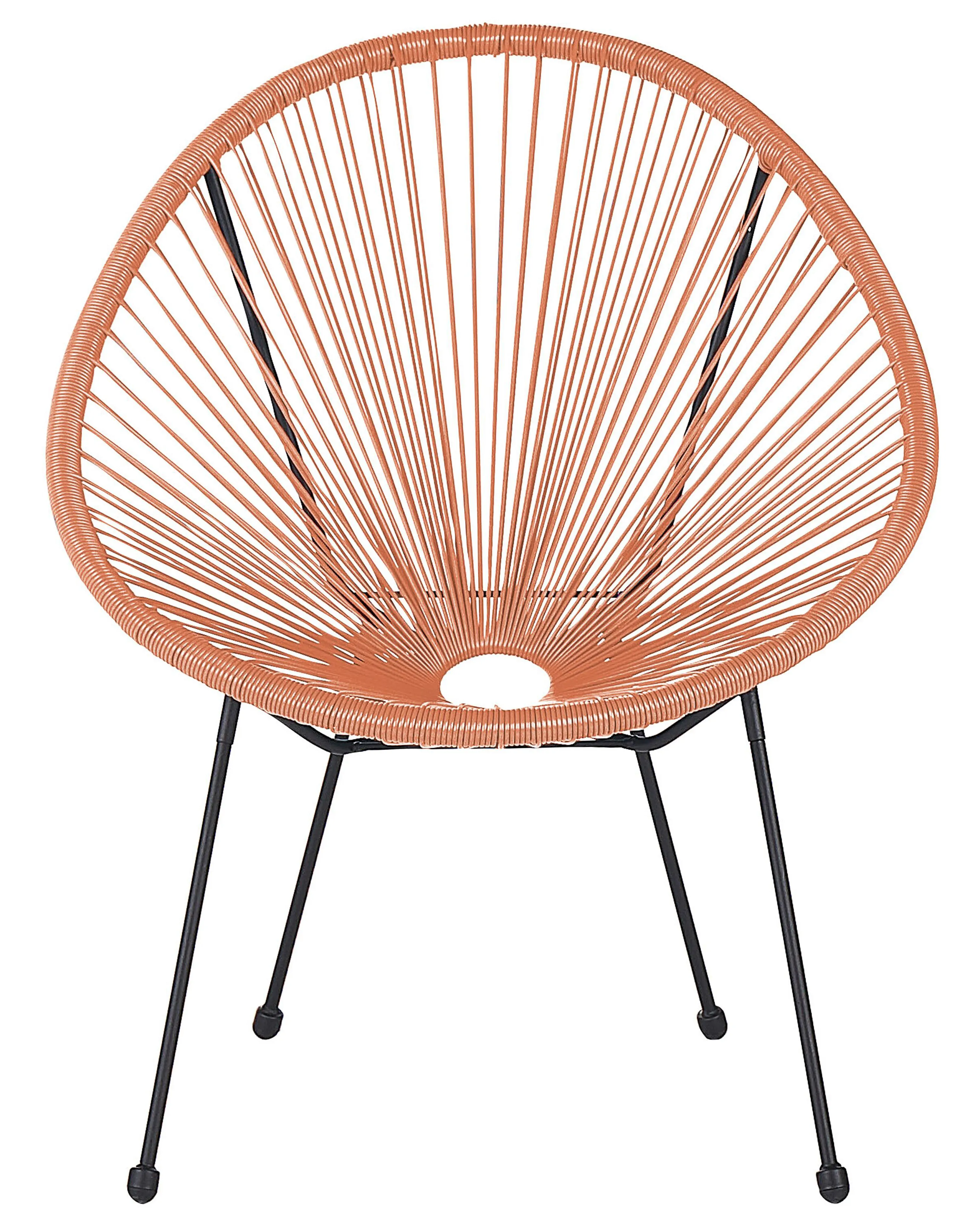 Set van 2 tuinstoelen ACAPULCO II PE rotan Oranje