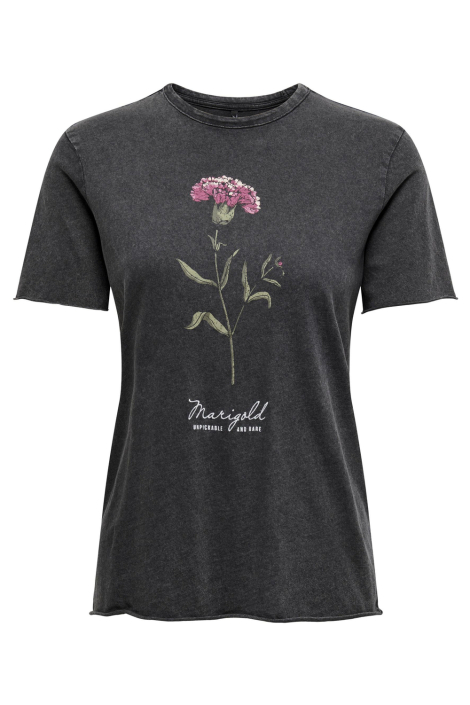 Only zwarte dames t-shirt