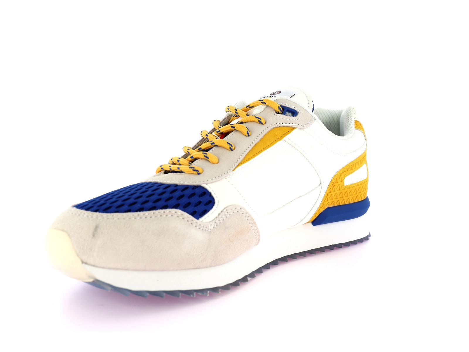 Serge blanco-CHAMONIX COCOTTE Matières combinées Blanc Bleu
