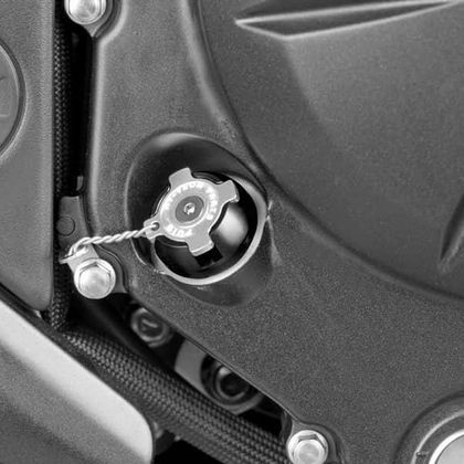 Bouchon de carter d'huile Puig Aluminium - Noir