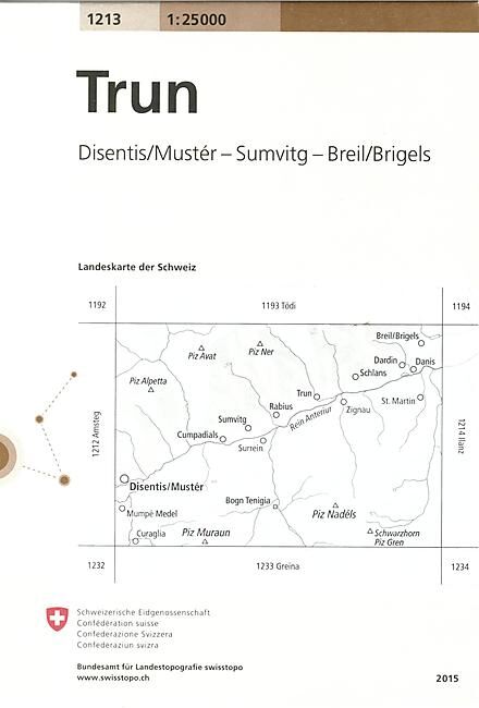 BUNDESAMT - 1213 TRUN ECHELLE 1 25 000