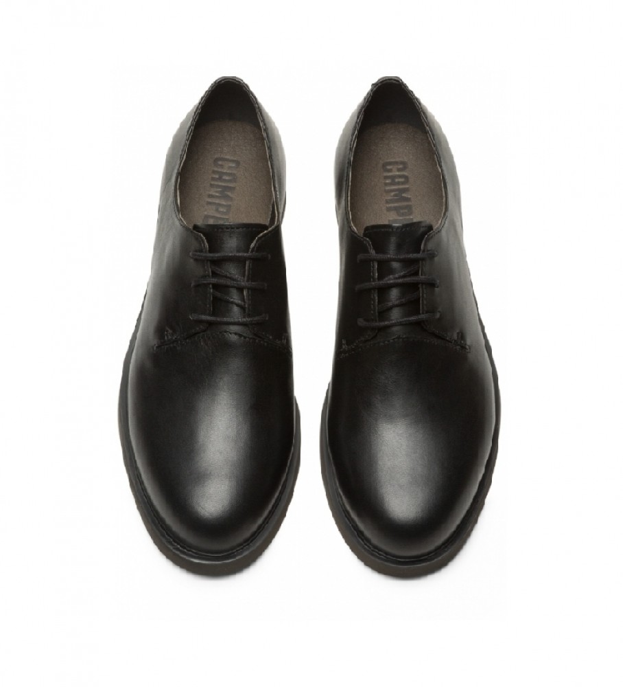Sapatos de couro Camper Black Iman