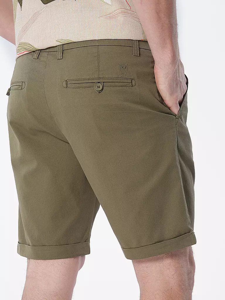 KNOWLEDGE COTTON APPAREL Shorts CHUCK olive