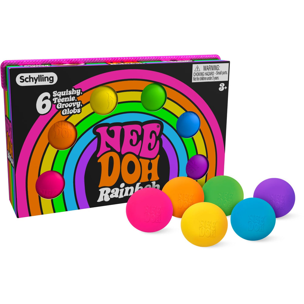 Køb NeeDoh Teenie Rainbow 6-Pak
