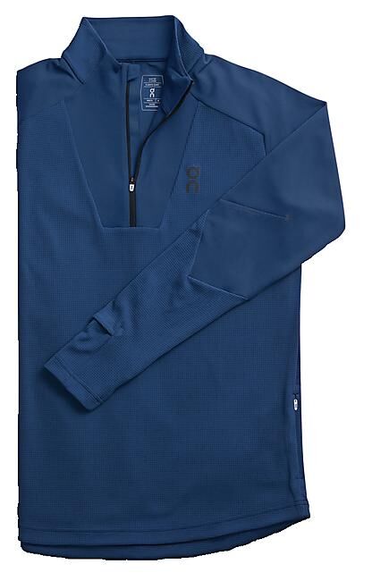 ON RUNNING - T-SHIRT ML DEMI ZIP CLIMATE SHIRT M