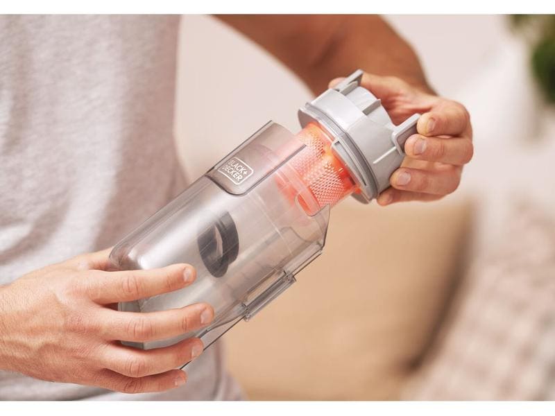 BLACK DECKER Akku-Hand- und Stielsauger BHFEA515J Grau/Weis Kabelloser Akkustaubsauger