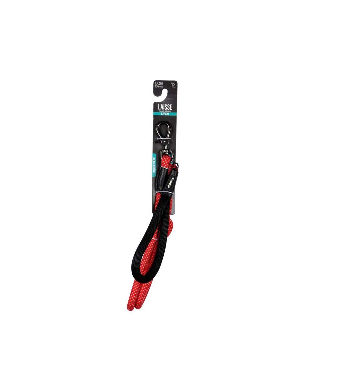 Paris Prix - Laisse Pour Chien corde Expert 150cm Rouge