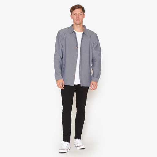 Signal Siryan Twill Overshirt, Stormy Blue, XXL