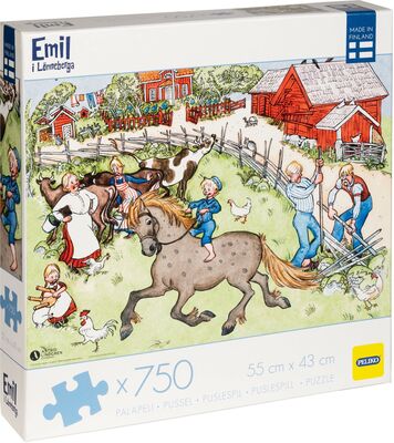 Peliko Emil Fra Lønneberget Puslespill 750 Brikker