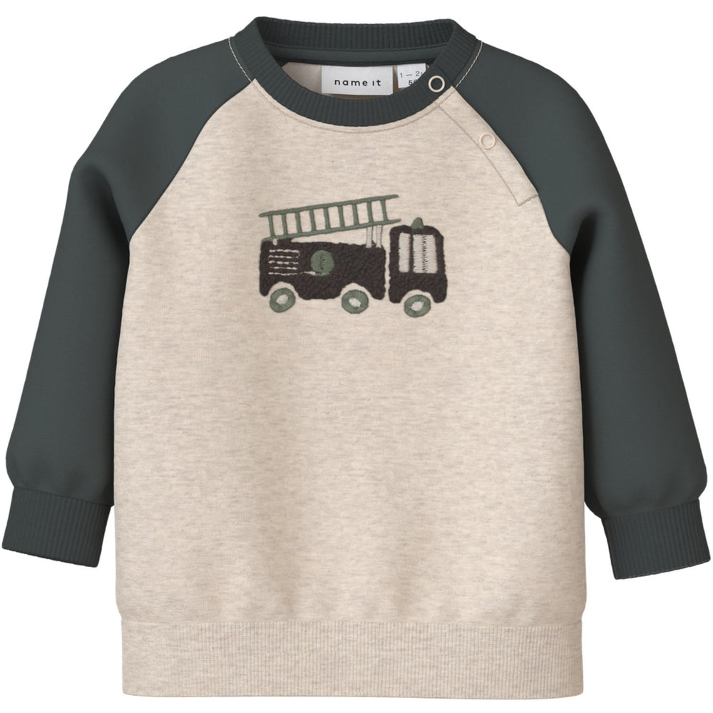 Køb Name It Urban Chic Nbmthorstein Ls Sweat Box Bru