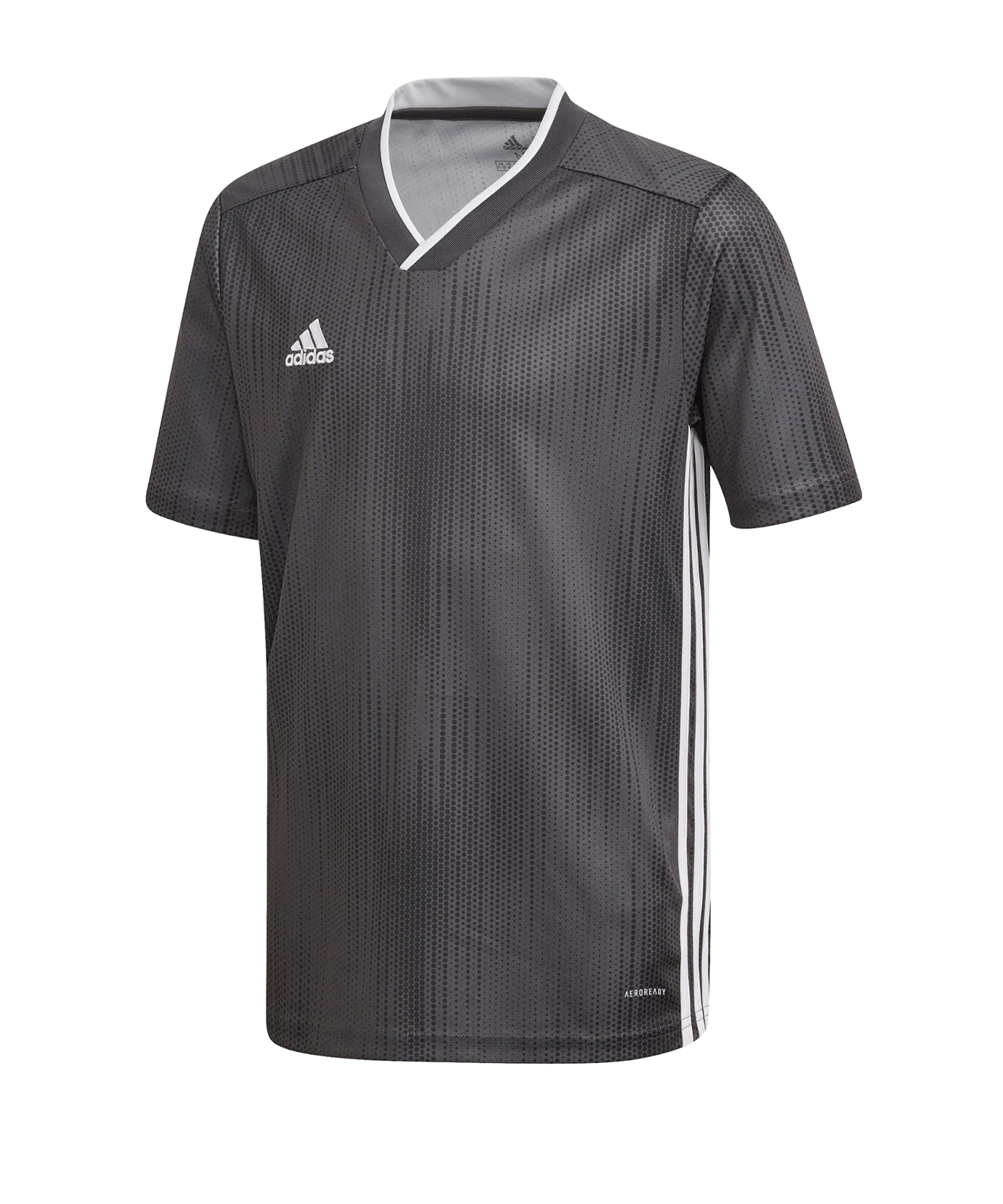 adidas Tiro 19 Trikot kurzarm Kids Grau Weiss