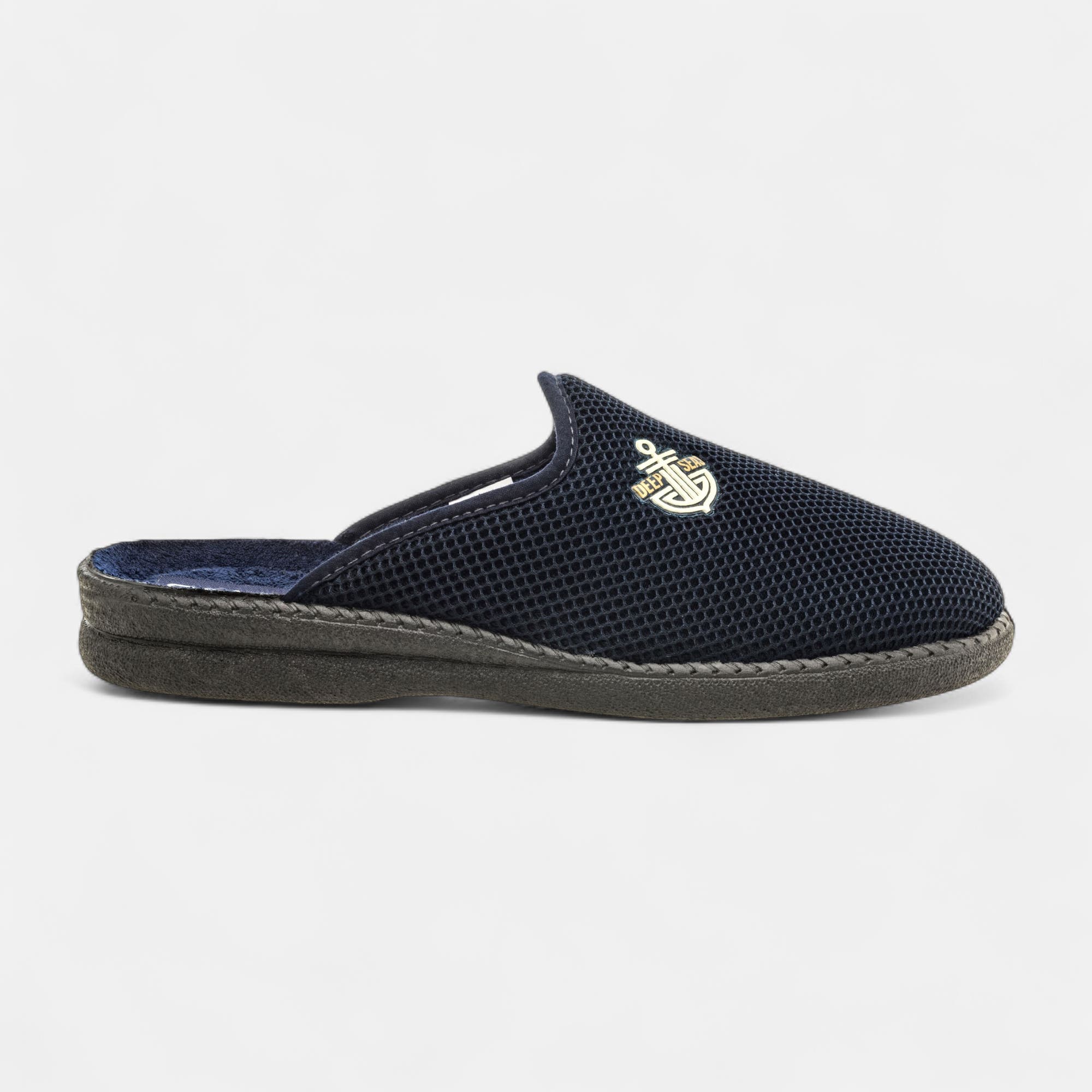 Pantoufles mules Homme bleu marine