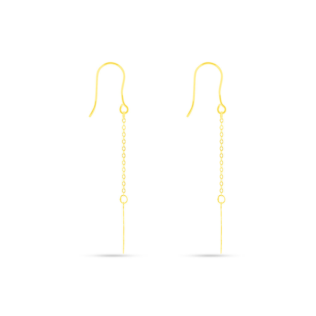 Boucles D'oreilles Pendantes Nevia Or Jaune