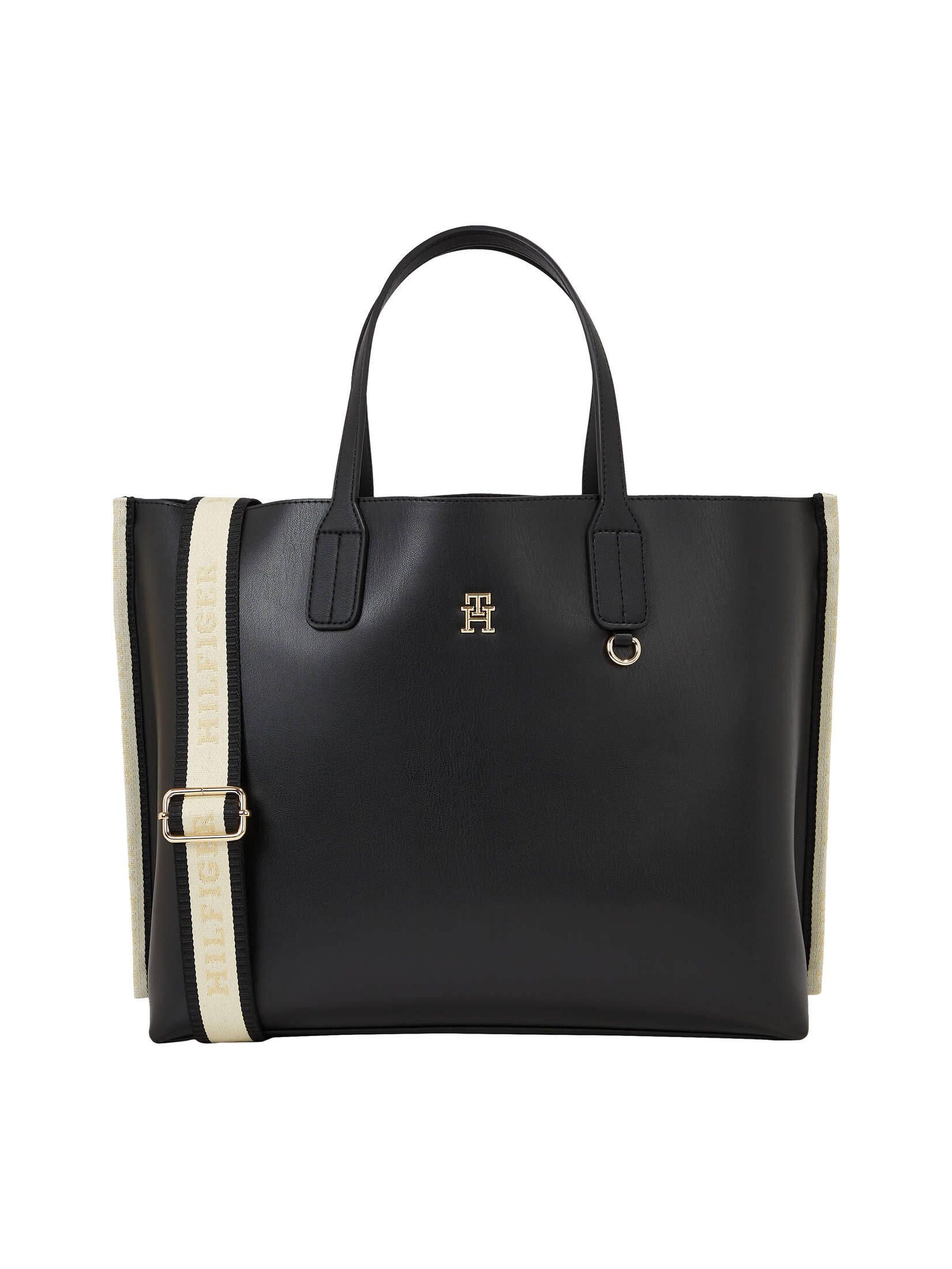 Tommy Hilfiger| Damen Shopper ICONIC TOMMY SATCHEL mit abnehmbarem Riemen