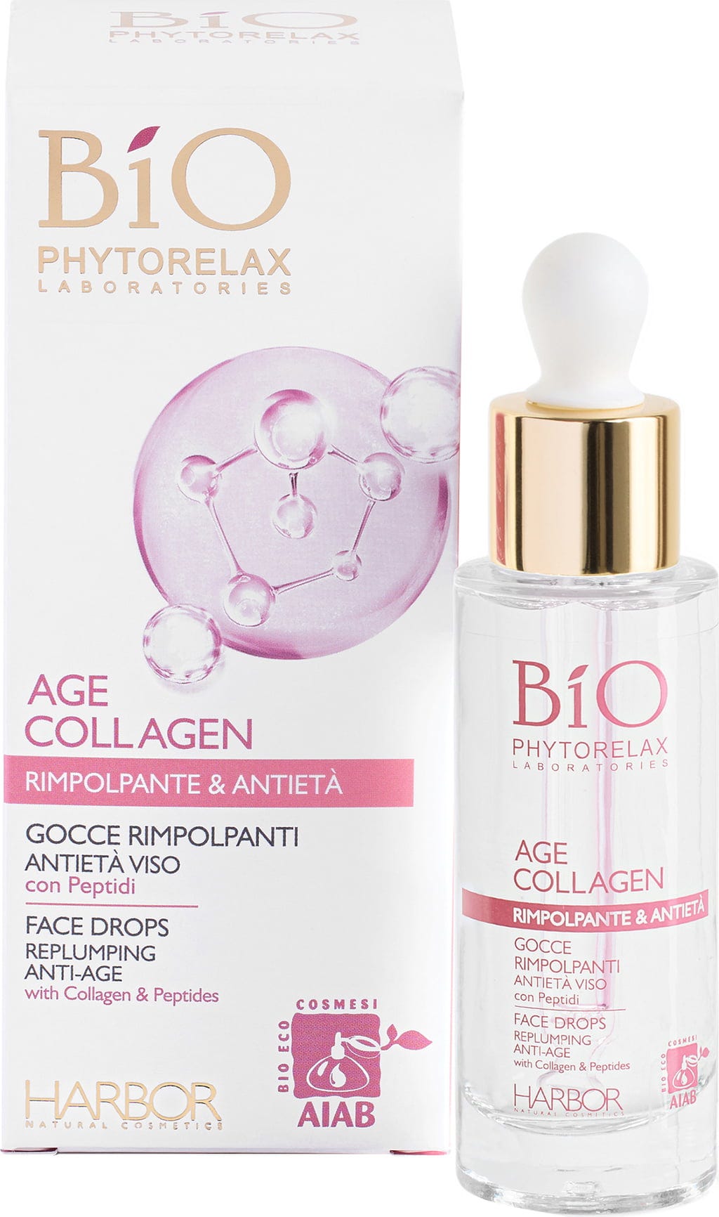PHYTORELAX LABORATORIES  Age Collagen Plumping Face Drops, 30 ml